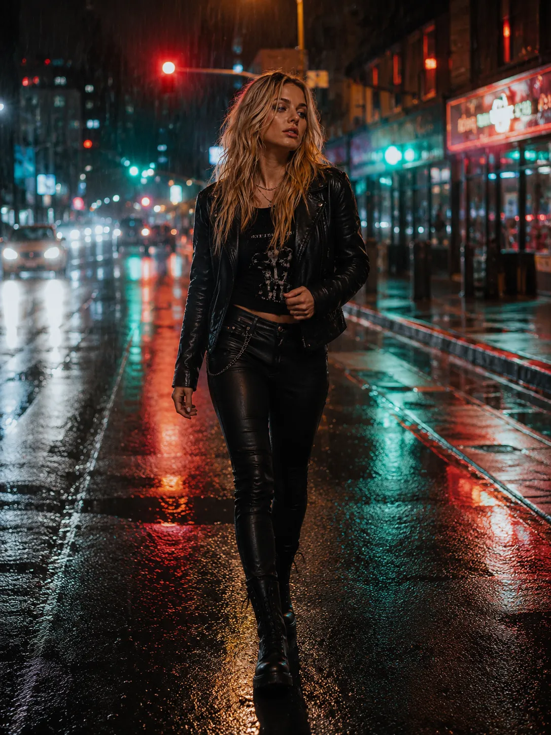 Scarlett Rasch neon city visual